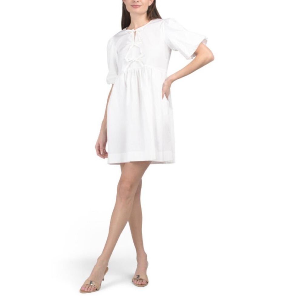 Cynthia Rowley Elegant White Mini Dress